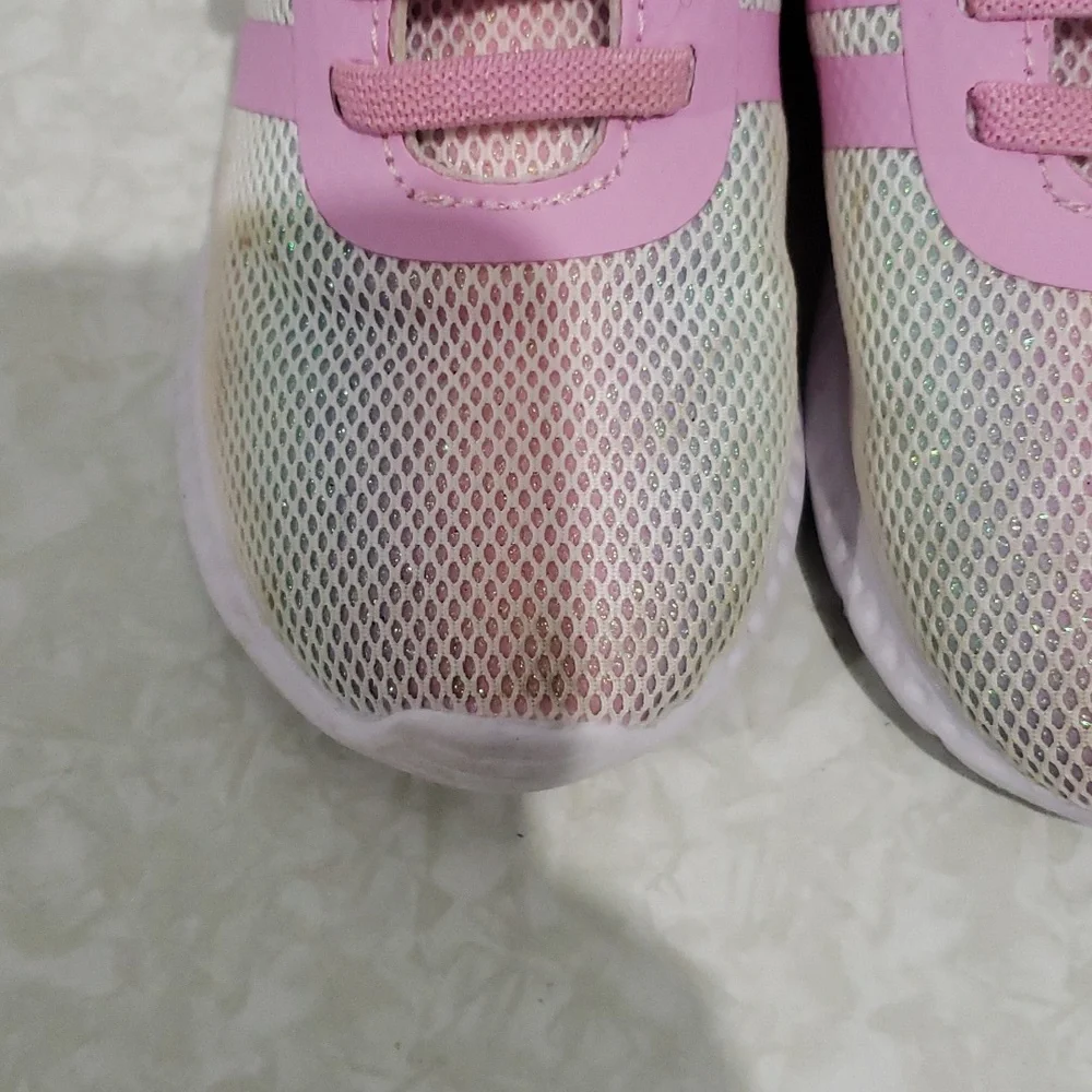 Nautica Pastel Rainbow Towhee Little Girls Sneakers Shoes‎ Sz 8